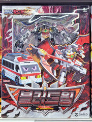 New Metal Cardbot W Bloodwing Transforming Robot Action Figure SAMG