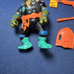 1991 Make My Day Leo, 100% Complete, Teenage Mutant Ninja Turtle, Vintage, Tmnt
