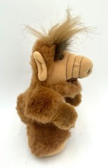 Vintage 1987 ALF Finger Hand Puppet Doll Plush Coleco Alien Productions 8”