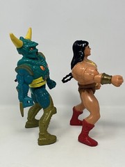 Conan The Adventurer Action Figure Lot Of Two, Conan And Wrath Amon, Used