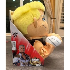 WWE Rumble Champs Cody Rhodes Fighting Puppet Plush Sound Effects Toy Monster