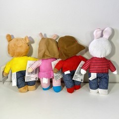 Arthur PBS Kids Plush Lot of 4 Arthur DW Francine Buster 9” Stuffed Animals NWT