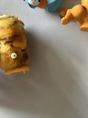 Vintage Garfield Figure Lot PVC Wind Up 80s