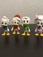 DISNEY DUCKTALES LAUNCHPAD MCQUACK FIGURE LOT HUEY DEWEY LOUIE WEBBY PHATMOJO