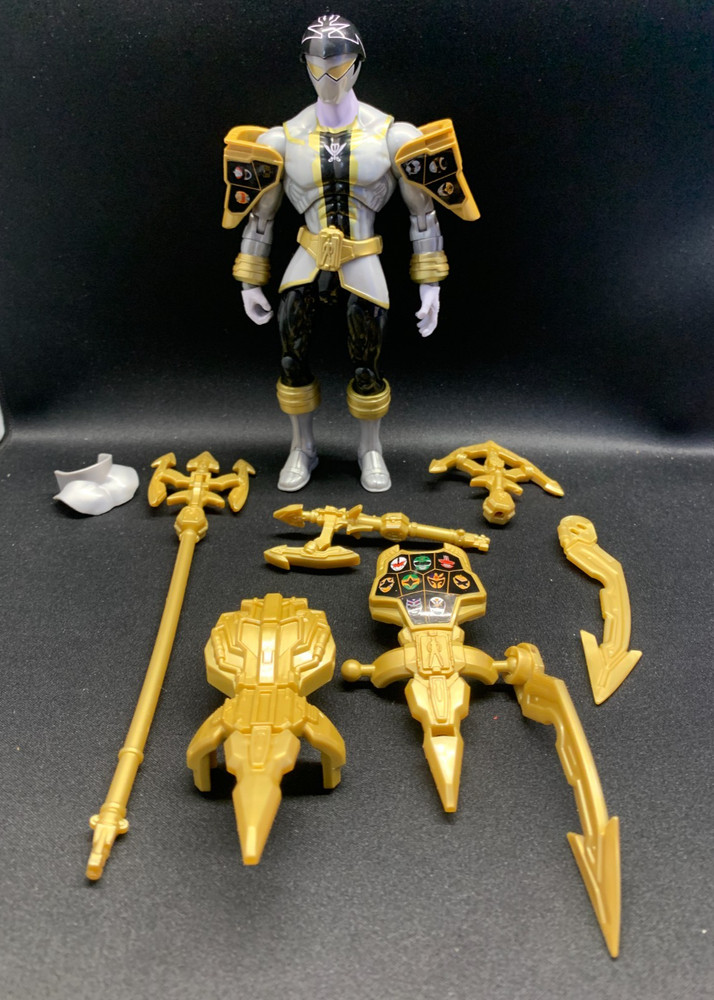 Power Rangers Bandai Super Mega Force Silver Ranger Action Figure & Accessories