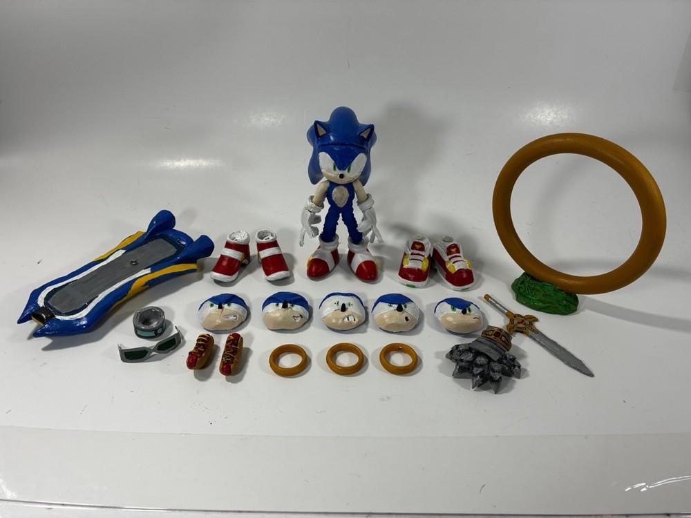 DYNA-DOLLS || DD-187 “Sonic The Hedgehog ” || Custom Jakks Pacific Figure Set