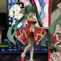 Hatsune Miku Anime Figure Toys Cute Anime MIKU Standing Position PVC Action Figu