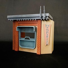 Xanwan’s Freight Kiosk #2 For 6 in (1:12) Figures (Painted)