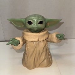 Baby Yoda Grogu Mandalorian Star Wars Toy Action Figure Hasbro 7” Posable Figure