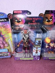 Lot Of 4 Fnaf Ringmaster Foxy Tie Dye Freddy Ballon Boy And Freddy New Figures