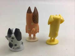 Bluey Dog Figures Toy Extended Family Blue Large Lot Moose Toys 14pcs