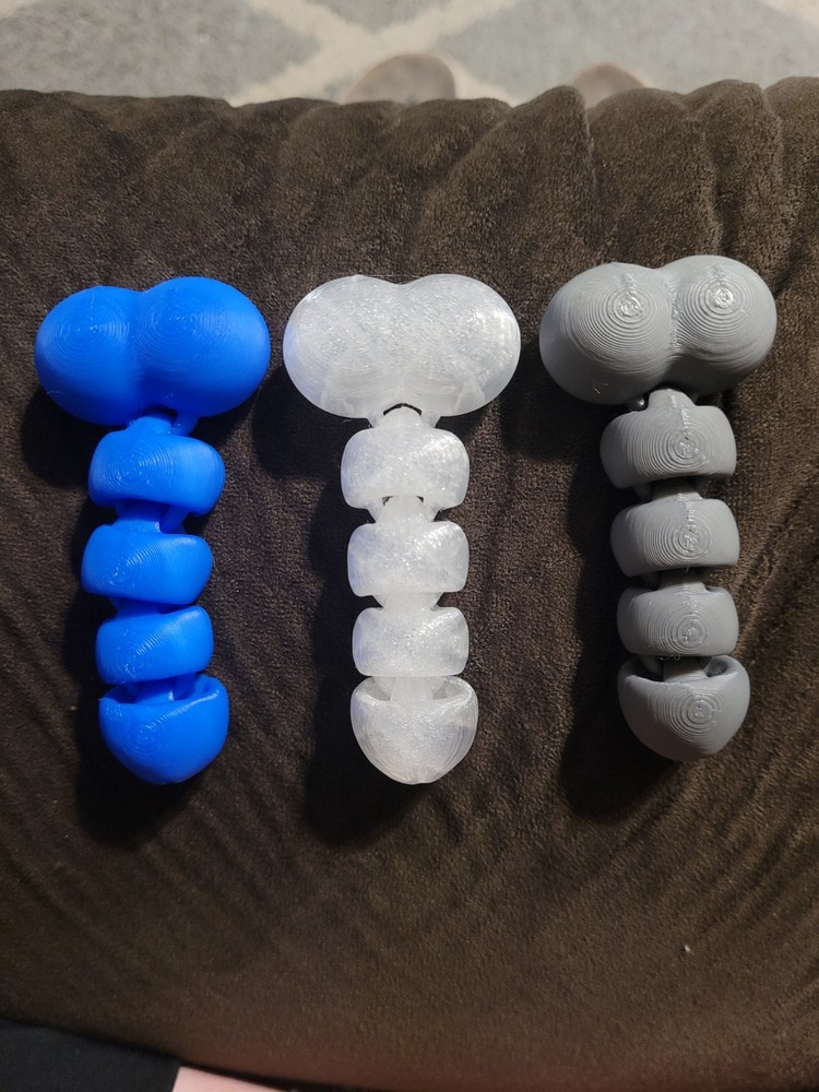 3d Printed Gag Gift Adult Penis Fidget Toys Set Of 3