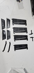1984 Killer W.H.A.L.E. repro vertical vane set In Black Plus Missle Box Arms