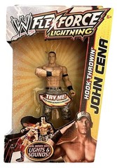 WWE Flexforce Lightning Hook Throwing John Cena W/Electronic Lights & Sounds NEW