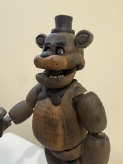 Custom 3d Printed classic Freddy fazbear Figure *articulated jaw* (NOT A TOY)