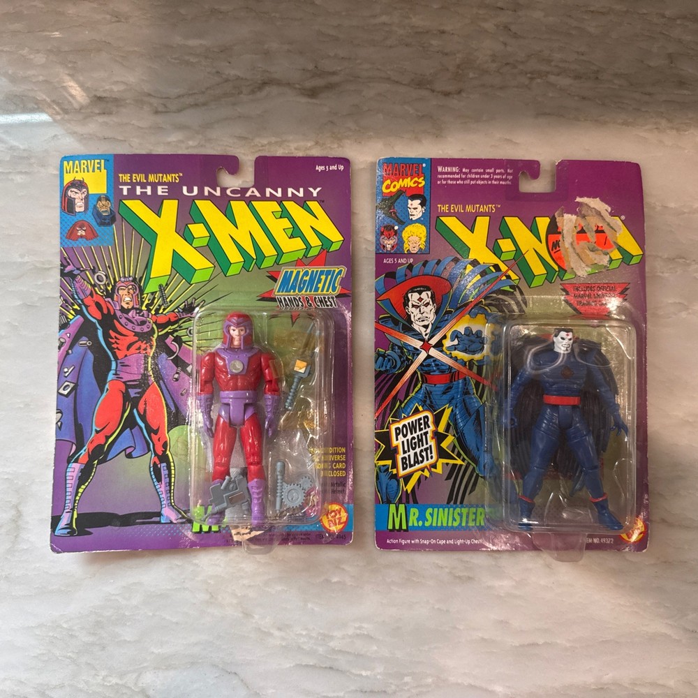 ToyBiz The Uncanny X-men The Evil Mutant Lot Magneto And Mr Sinister