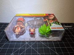 Donkey Kong Jungle Adventure Diorama Set Rambi Diddy Kong Jakks Pacific NEW