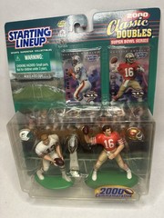 Starting Lineup 2000 Classic Doubles Joe Montana Dan Marino Super Bowl XX