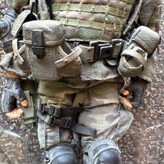 Dragon Ranger Lead Way 75th Sniper Phil 1/6 Scale Action Figure 12″ RARE used