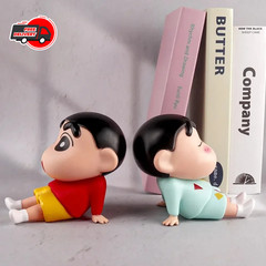 Crayon Shin-Chan Phone Holder Cute Anime Figure Stand Desktop Ornament Doll Gift