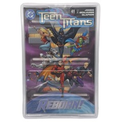 DC Direct Robin Action Figure Teen Titans Reborn Tim Drake Comic Book Set