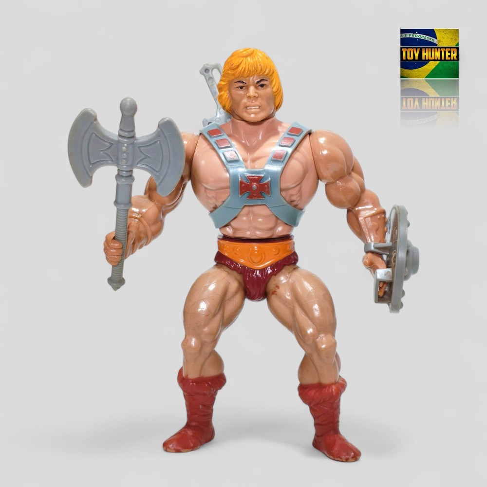 ESTRELA BRAZIL 🇧🇷 HE-MAN VARIANT COMPLETE VINTAGE MOTU ACTION FIGURE 80’S