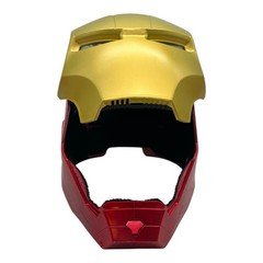 Iron Man Mark VII Headgear 1:1 Helmet LED Eyes Gold CG7248 Wearable New In Box