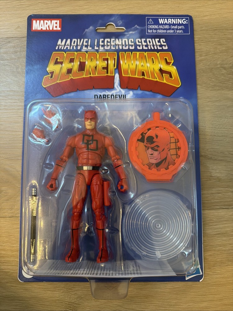 Marvel Legends Series Secret Wars Daredevil, Retro Marvel Comics, (In Stock)