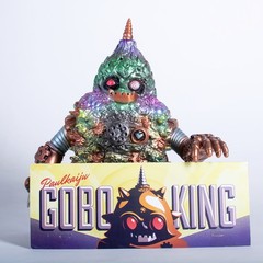 Paul Kaiju X Gunnzo 2015 Gobo King Japanese Soft Vinyl Sofubi Figure Mecha Robot