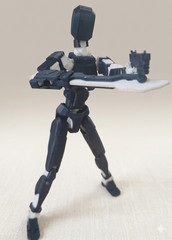 Sword Arms (2 pack) for Dummy 13 | 3D Printed Action Figure Doll Accessory