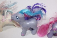 Lot of Four Hasbro Multicolor Miniature My Little Pony G3 Petal Blossom