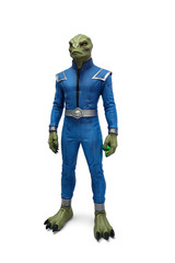 Reptilian Draco Alien Figurine 22cm Hand Painted Alpha Draconis Statue