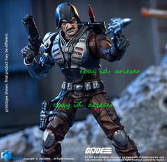 Hiya Toys 1/18 G.I.Joe Major Bludd 10cm Action Figure New Toys In Stock