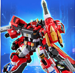 Metal Cardbot W Blaion Transforming Robot Fire Truck Korean Anime Toy Official
