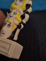 Vintage 1989 Beetlejuice 4in Figure- Hard Plastic Hollow