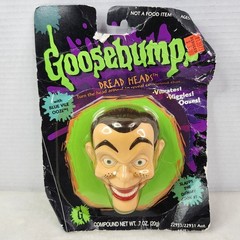 1996 Goosebumps Curly’s Brain Bites & Dread Heads Ooze Hasbro Rare Set Of 2