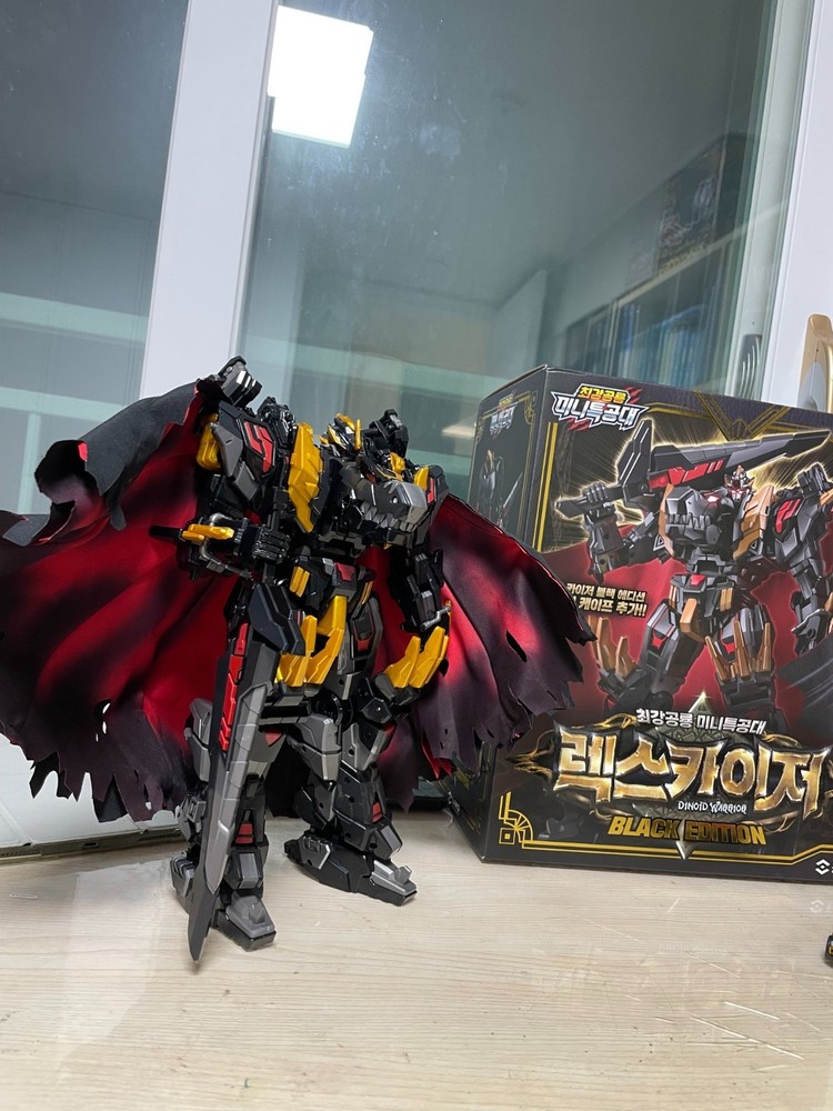 Miniforce Dinoid Warrior Rex Kaiser Black Edition 2026 | 100% Authentic Korea