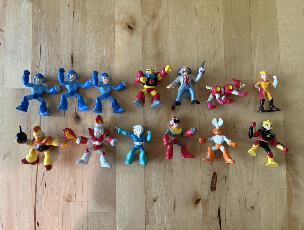 Nintendo Mega Man / Rock Man 1995 Bandai Capcom PVC figure NMC lot