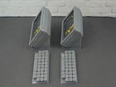 Custom 1:12 Scale Control Room Mission 4pc Radar Monitor TYPE2 Diorama Prop Set