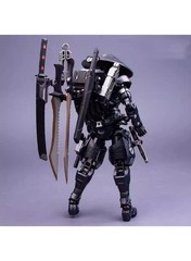Black Warrior Mecha Ninja Action Figure 22cm – Collectible Toys