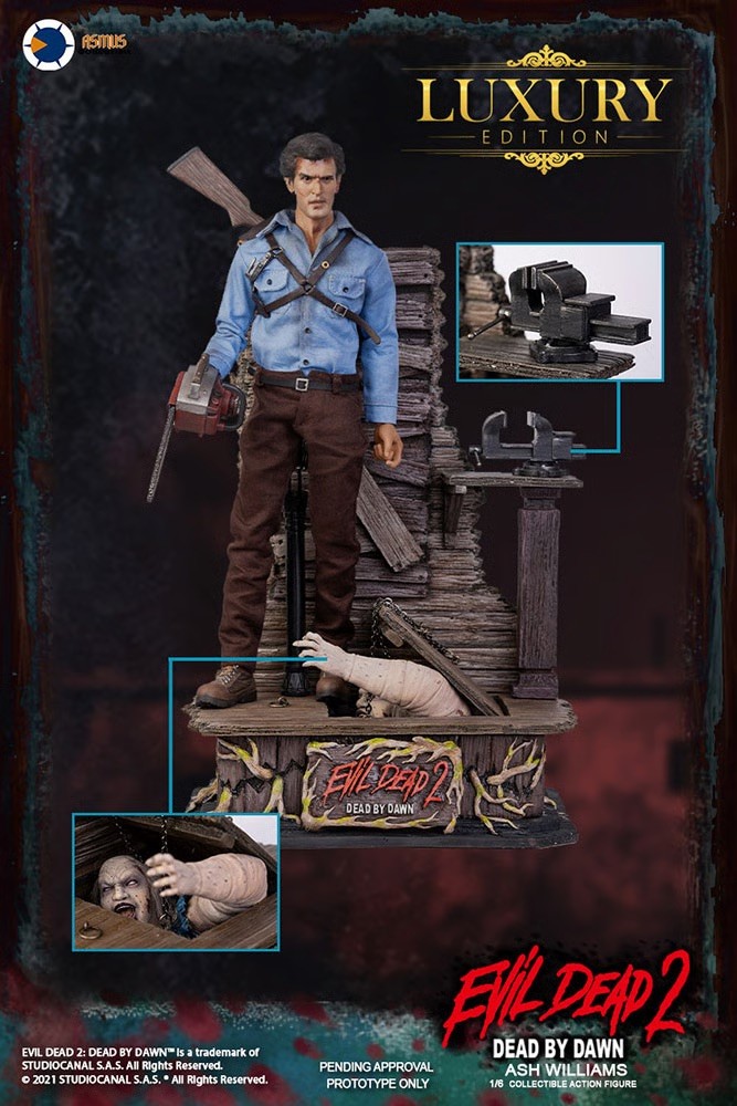 RARE Asmus Toys 1/6 Evil Dead 2 Ash Williams DELUXE LUXURY EDITION Horror