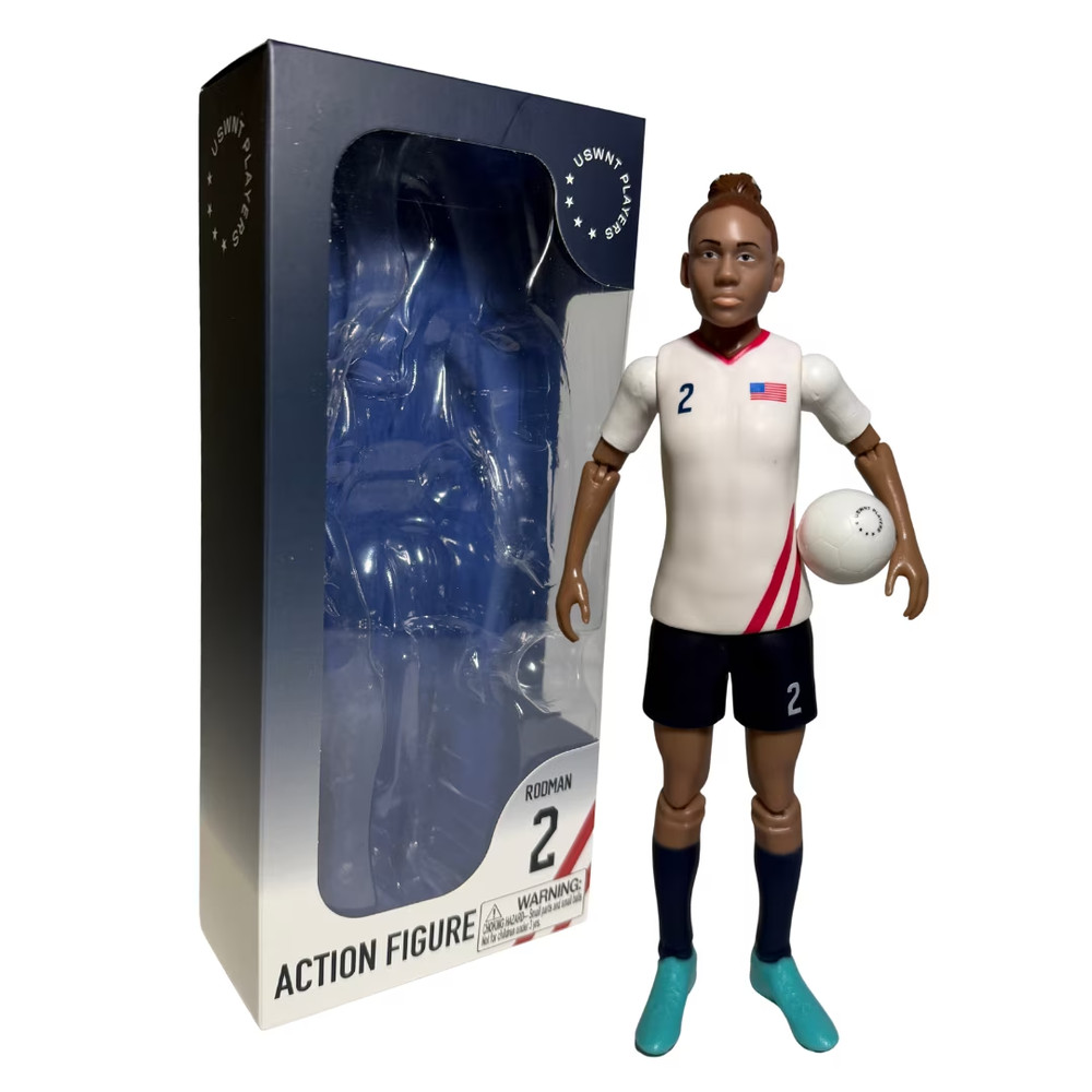 New Sockers USWNT Trinity Rodman 8 Inch Collectible Soccer Action Figure