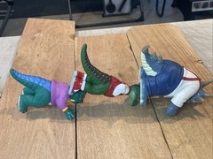 Vintage 1991 Jim Henson Dinosaurs TV Show Action Figures Complete Set 6 Hasbro