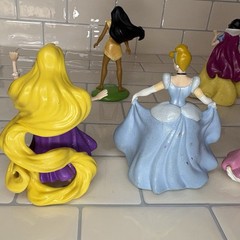 DISNEY Theme Park Store PRINCESS Play Set Cake Toppers LOT Of 11 Toy Figures