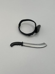 GIJoe Classified Mass Device Cobra Diver Belt & Machete Fodder 1/12 Scale