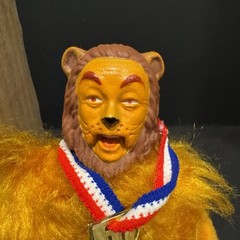 1973 Mego Wizard of Oz Cowardly Lion 8″ Figure w/- Original Mail Away Box
