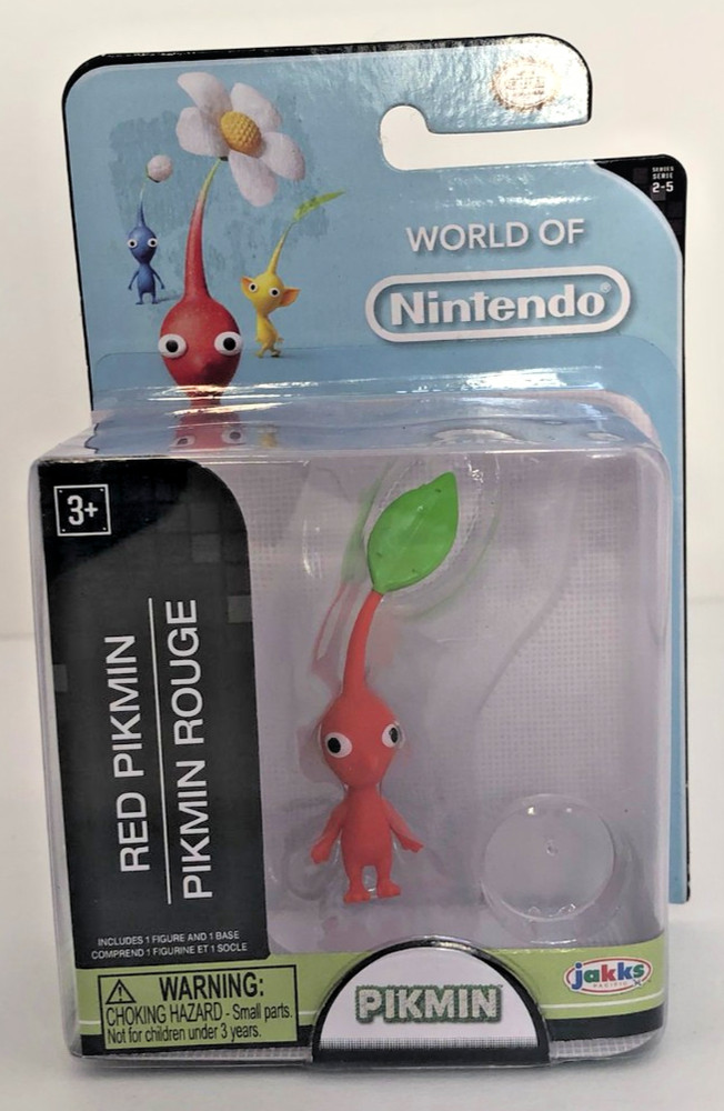 Jakks Pacific World of Nintendo Series 1-3 Red Pikmin 2.5″ Figure New