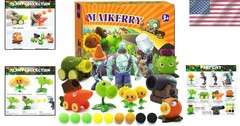 PvZ Game Figures 12 pcs – Realistic Characters, Interactive Play, Great Gift