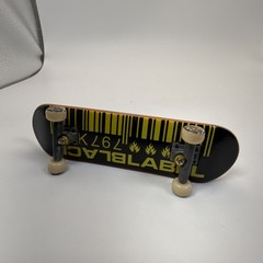 Tech Deck BLACK LABEL Barcode fingerboard Black And Yellow Y2K World Industries