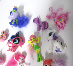 Disney Princess Palace Pets/ My Little Pony + Lot Of 12